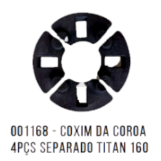 Bucha Coroa Compatível Titan-160 C/4 Peças WM